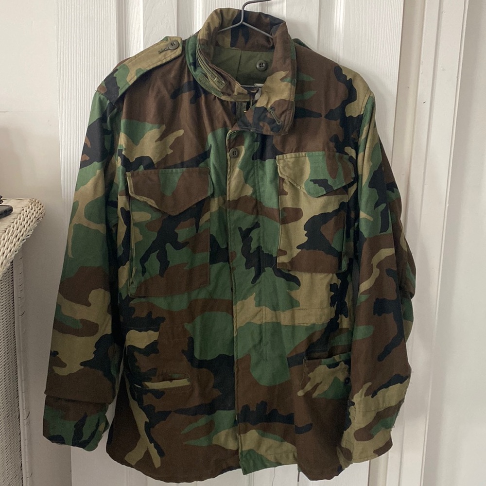 Small military camo camouflage coat